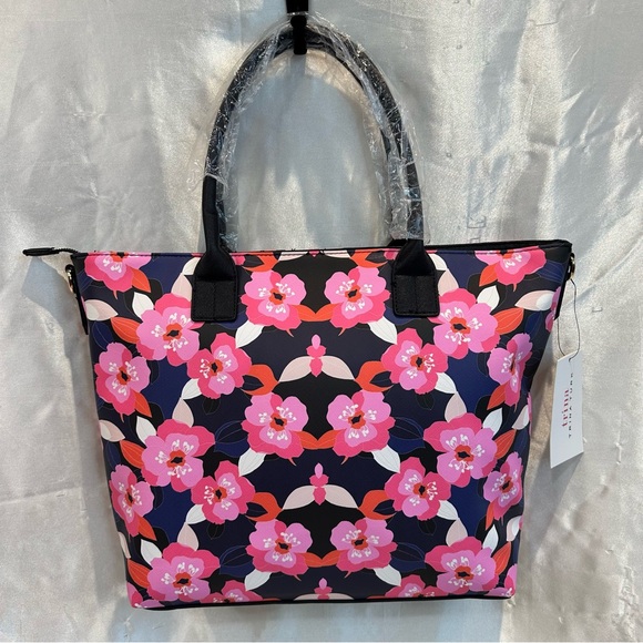 TRINA TURK ALL OVER NARCISSUS TOTE/SHOULDER BAG NWT - Picture 3 of 13